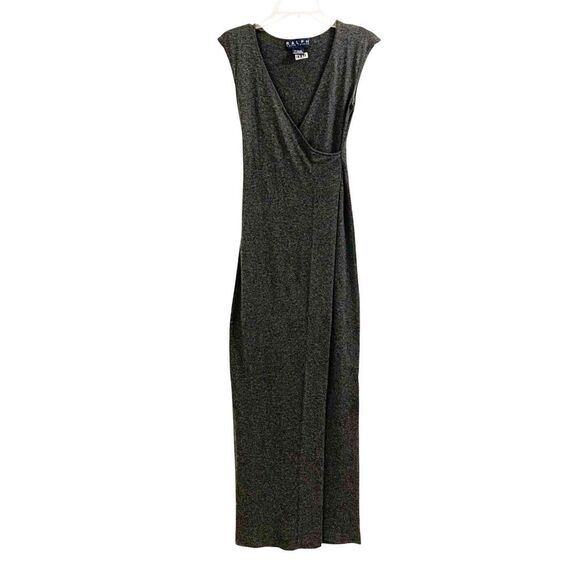 Ralph Lauren vintage cashmere silk blend knit sweater wrap long maxi dress Sz S - Picture 1 of 7